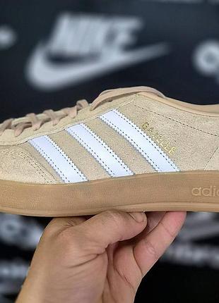 Мужские кроссовки adidas gazelle indoor magic beige(оригинал)431⁄3-27,5см.