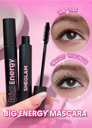 Тушь для ресниц объемная sheglam big energy mascara (6152)