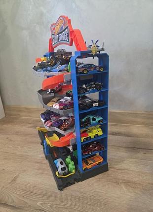 Гараж hot wheels 2