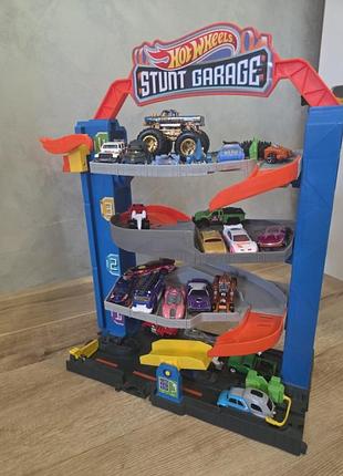 Гараж hot wheels 3