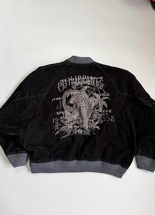 Бомбер doublet flocked denim souvenir jacket size m y-3rick owens raf simons 032c