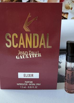 Пробник оригинал scandal elixir от jean paul gaultier