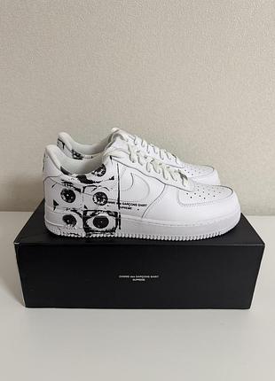 Nike air force 1 low x supreme x comme des garçons shirt eyes 45(29см) acronym independence day
