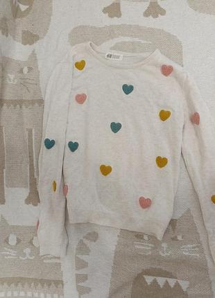 Светр для дівчинки h&m 8-10 років