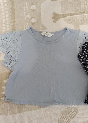 Юбка джинсовая h&amp;m + 2 топика 5