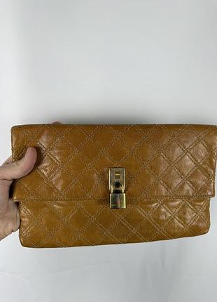 Кожаный клатч marc jacobs