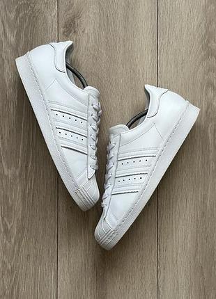 Шкіряні кросівки adidas superstar (46)