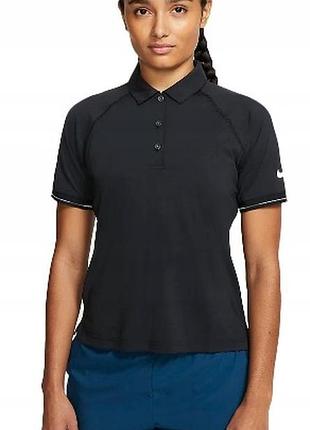 Оригінал спортивна тенісна футболка nike court essential polo  bv1057-010 оригинал найк