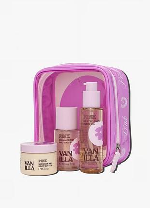 Подарунковий набір vanilla shimmer travel set