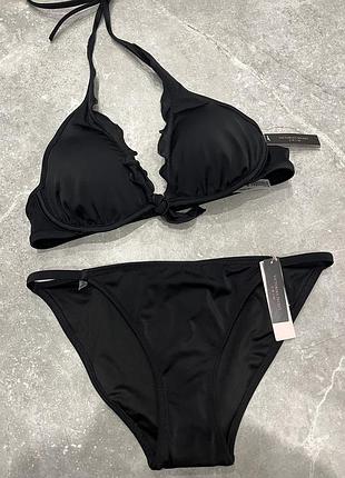 Купальник victoria’s secret чорний купальник вікторія сікрет