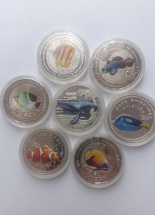 Монети острова з серії фауна шайби