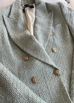 Твідовий піджак zara