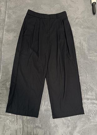 Штани брюки carrot fit чорні xl reserved
