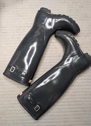 Резиновые сапоги hunter 40-41р. 26 см отличное состояние