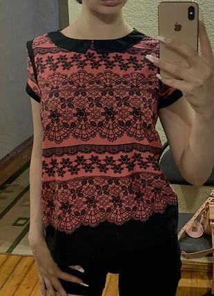 Футболка dorothy perkins з принтом (розмір 36)