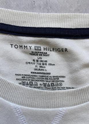 Білий лонгслів tommy hilfiger 5