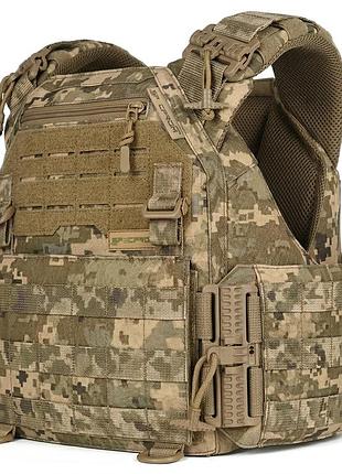 Плитоноска женская warmor gen.3 fl specprom (for ladies). без подсумков. с быстрым боковым и верхним сбросом (без плит). пиксель