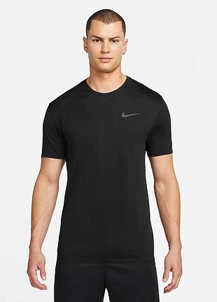 Мужская легкая бесшовная спортивная футболка для бега и тренировок nike seamless dri-fit оригинал найк драй фит