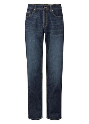 Джинсы regular fit на микрофлисе для мужчины livergy lycra® 393318 56(xl) темно-синий