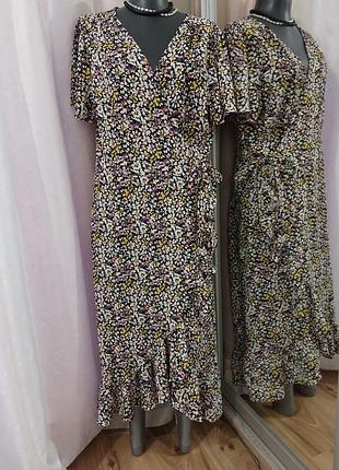 Шикарное на запах платье 👗