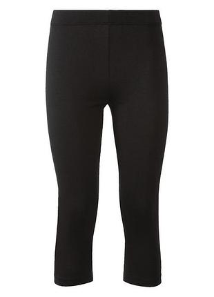 Лосини капрі-бриджі для жінки esmara lycra® 412901 xs чорний