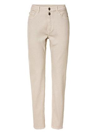 Джинсы прямого кроя для женщины esmara lycra® 443564 46(l) бежевый