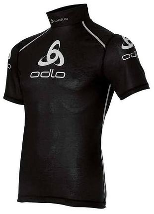 Спортивна вело термо футболка odlo logo line turtle neck short sleeve t-shirt
