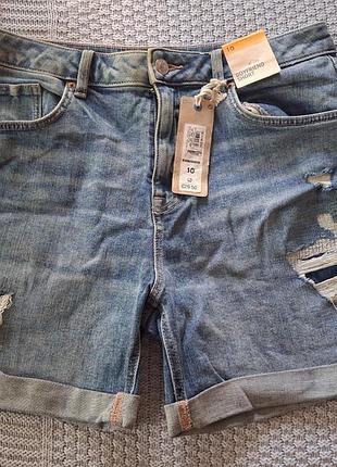 Джинсовые шорты бойфренд  m&s 5