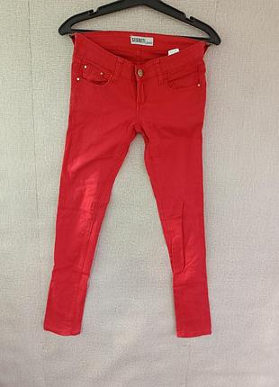 Красные джинсы скинни segreti jeans