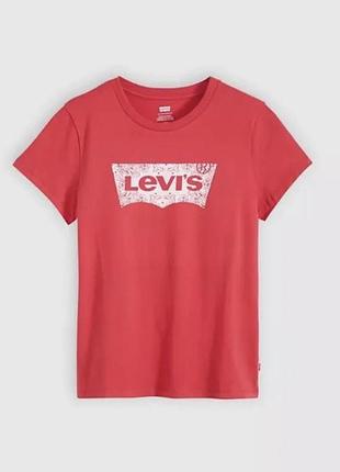 Базова червона футболка дитяча levi’s.