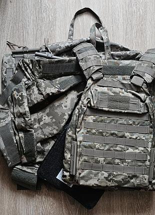 Бронежилет тактический с подсумками плитоноска баллистическая темп корсар