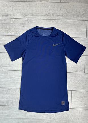 Мужская спортивная футболка для спорта бега тренировок найк про nike pro breathe short-sleeve top size s с размер майка джерси оригинал