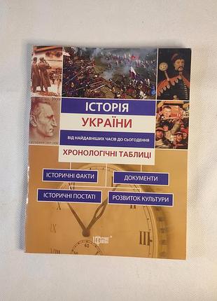 Книга таблицы и схемы история украи. хронологические таблицы
