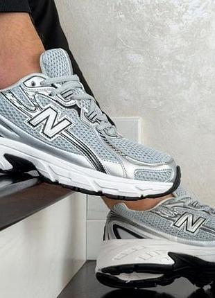 Р.41-46 кроссовки new balance 740 серые ks 12726