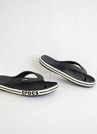 Crocs bayaband flip резиновые шлепанцы вьетнамки оригинал! размер 37-38 24 см