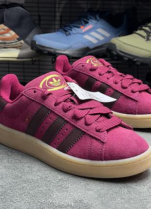 Шкіряні кросівки adidas campus js3899