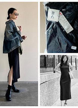 Сукня  плаття uniqlo чорне міді