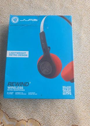 Навушники jlab rewind wireless retro blaчk