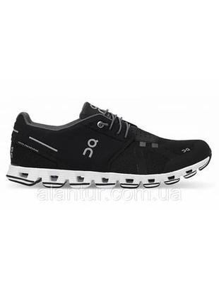 Кросівки on cloud black/white  з амортизацією та легкістю, 378 г, 39 розмір