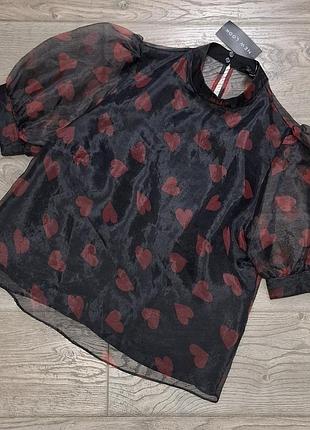 Блуза/кофтинка з органзи new look р. 14/42/xl