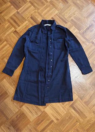 Calvin klein jeans сорочка-сукня графітова