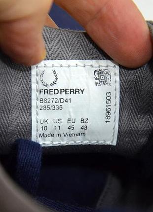 Fred perry, оригинал кеды 2