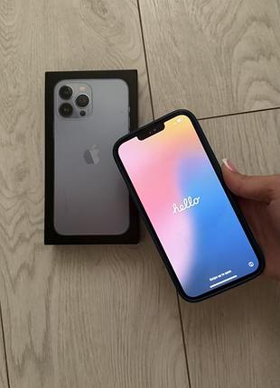 Смартфон, телефон iphone 13 pro max blue 256 гб , оригінал