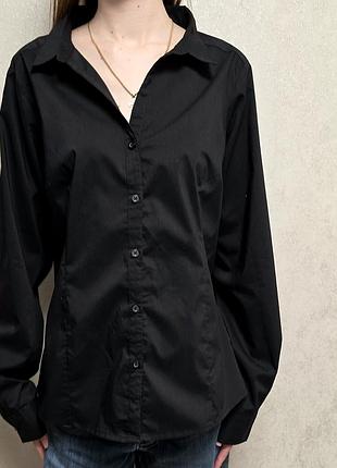 Базова жіноча чорна сорочка chicorée (more comfort) р.xl(48‐50)
