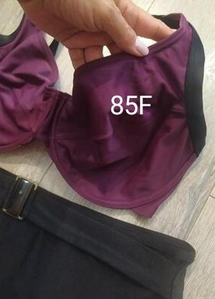 38f,85f,s'oliver, раздельный купальник на косточках, цвета бургунди, новый, 48/l
