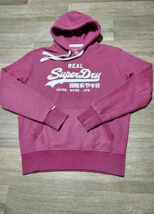 Чоловіче худі superdry з принтом, розмір xxl.