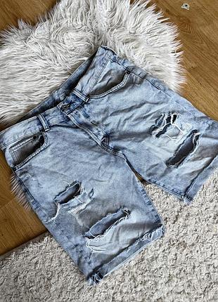 Чоловічі джинсові шорти pull&bear h&m