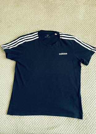 Футболка чоловіча adidas синя розмір m