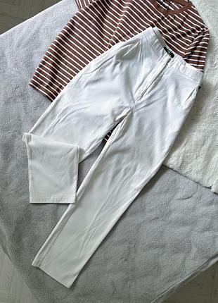 Білі котонові брюки