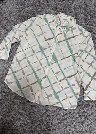 Жіноча сорочка, блуза, блузка на пуновицях 16, xl 42